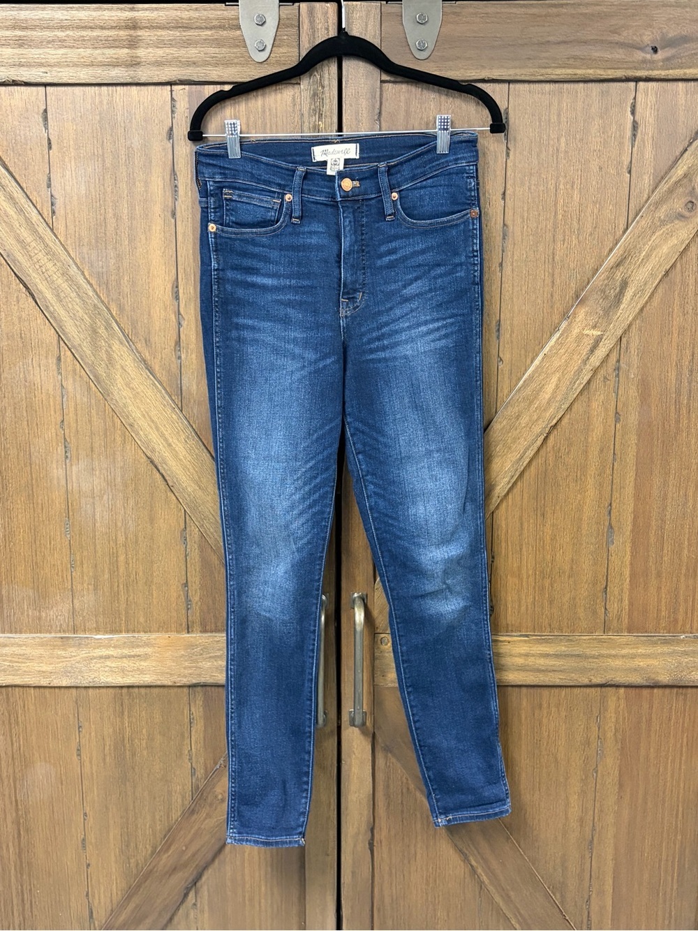 Madewell 10" High Rise Skinny Classic Denim Size 27